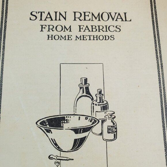 U.S. Department Of Agriculture Farmers Bulletin No 1474 Stain Removal Tips 1926 - Picture 11 of 13
